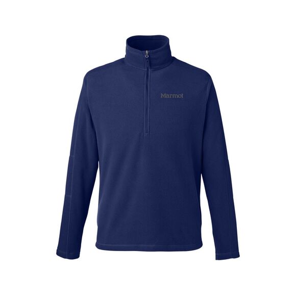 Marmot Polartec Navy Blue Half Zip - Men’s M - Picture 1 of 12